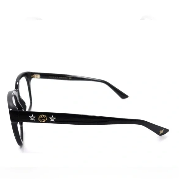 Gucci Women Optical glasses 51-19-145 dark red on black - Picture 3 of 5